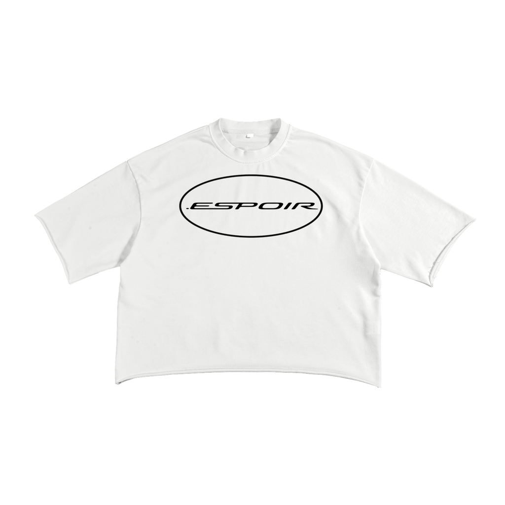French Terry Raw Edge T-Shirt