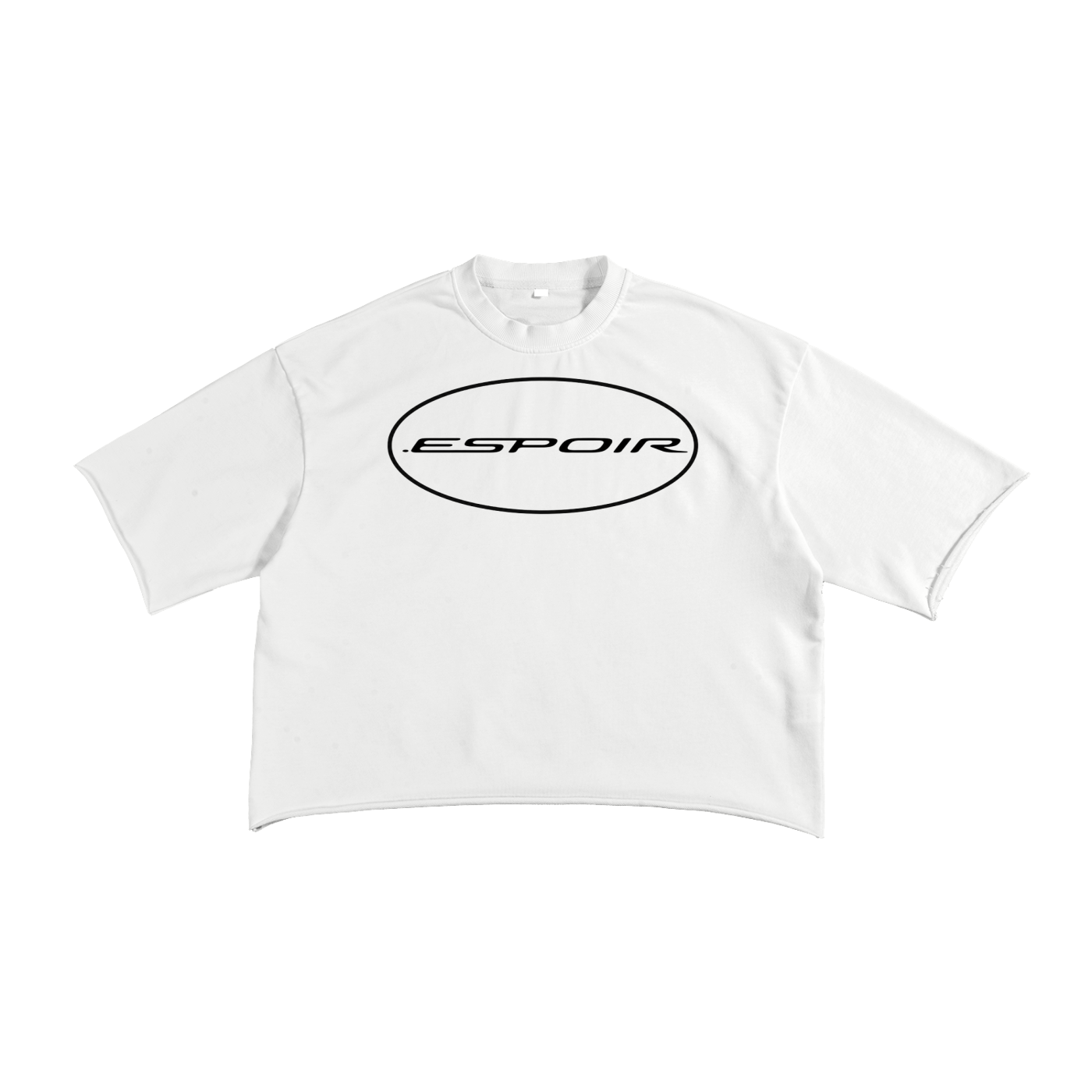 French Terry Raw Edge T-Shirt