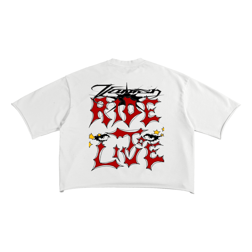 French Terry Raw Edge T-Shirt